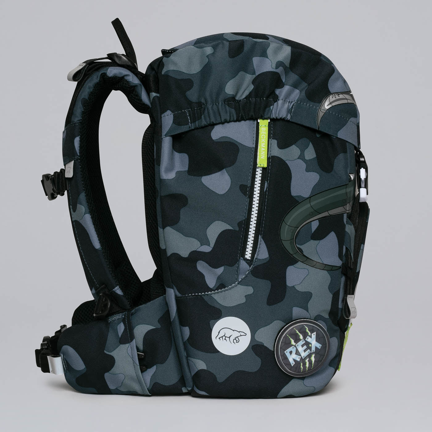 Beckmann Schulrucksack – Camo Rex