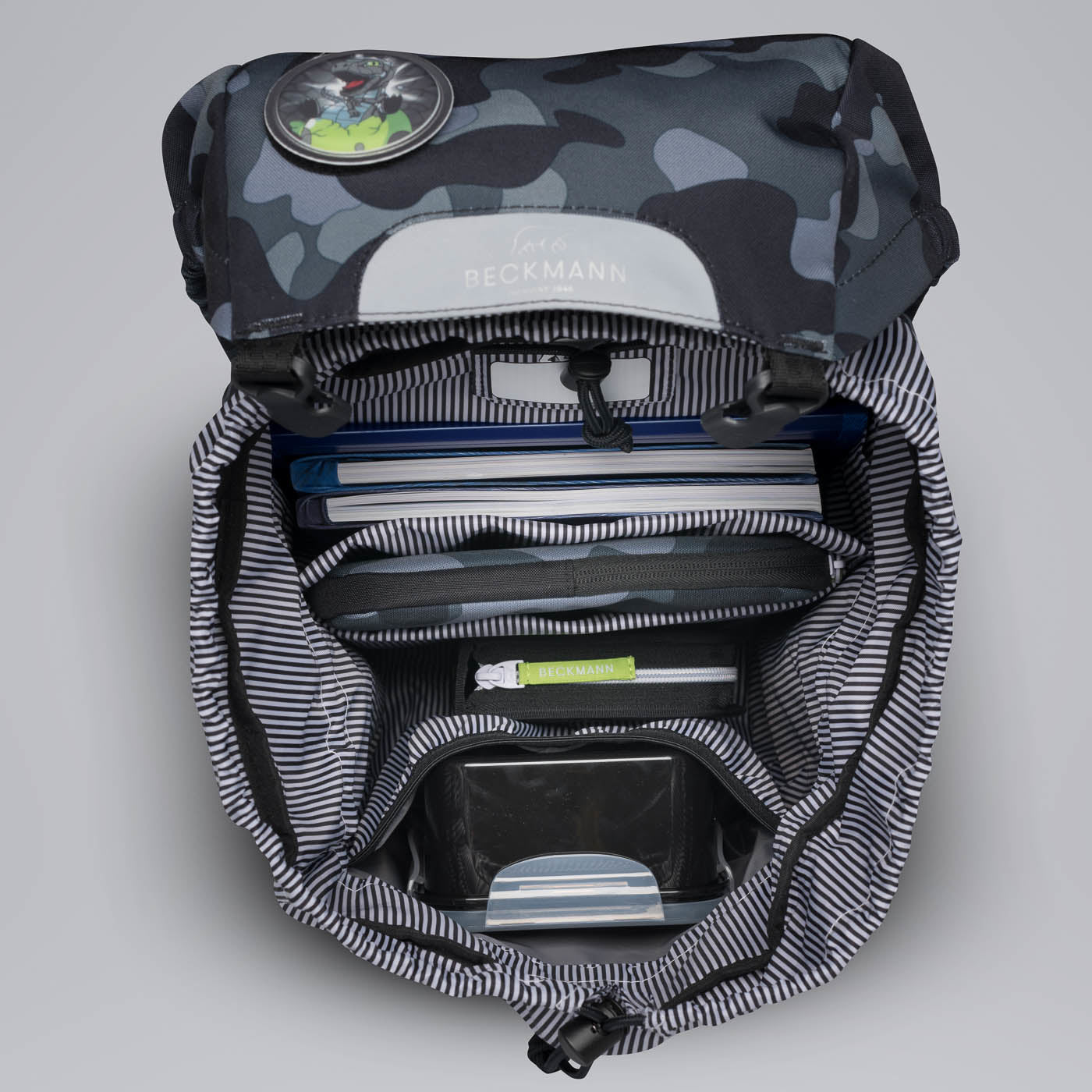 Beckmann Schulrucksack – Camo Rex