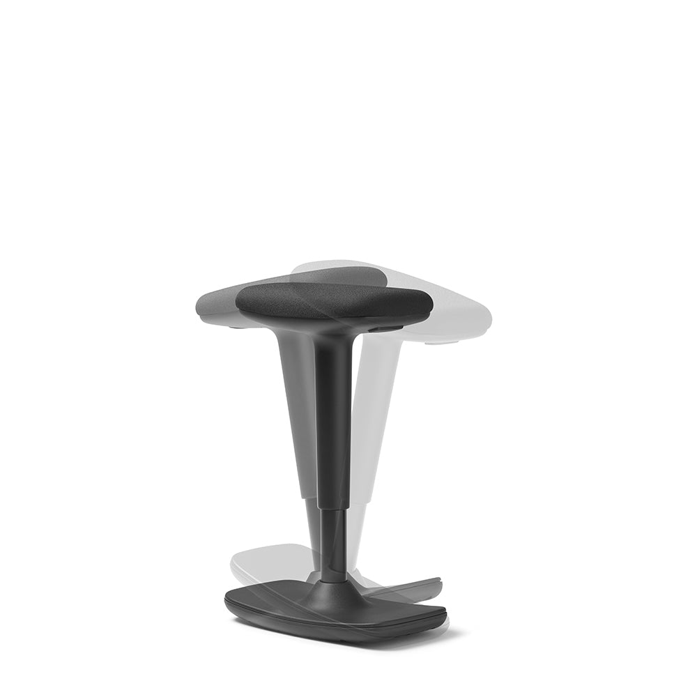 Trendoffice Hocker To-Swift 9299 KGS – Sitzhöhe 50–75 cm, schwarz