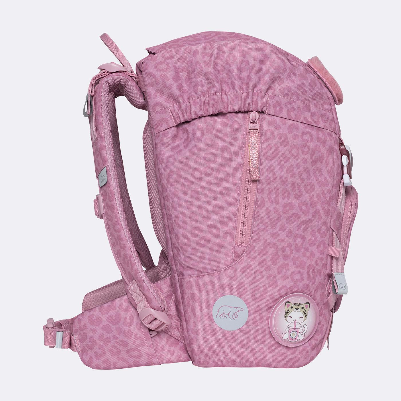 Beckmann Classic 1st Schulrucksack – Furry – mit Wendepailletten