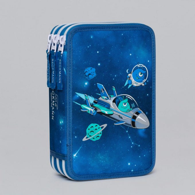 Beckmann Classic 1st Etui Triple, gefüllt – Galaxy – Kunststoff – 13,0 × 20,5 × 7,0 cm