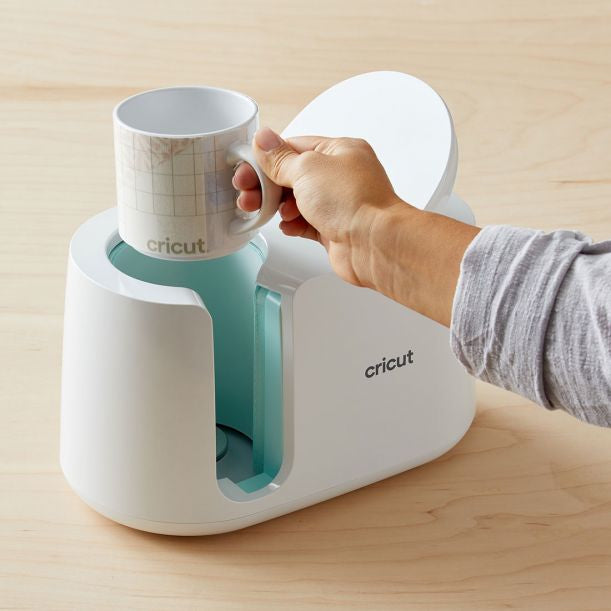 Cricut Tasse – 4er Set, 300 ml, Porzellan, Weiss, spülmaschinenfest, mikrowellengeeignet, für Sublimation