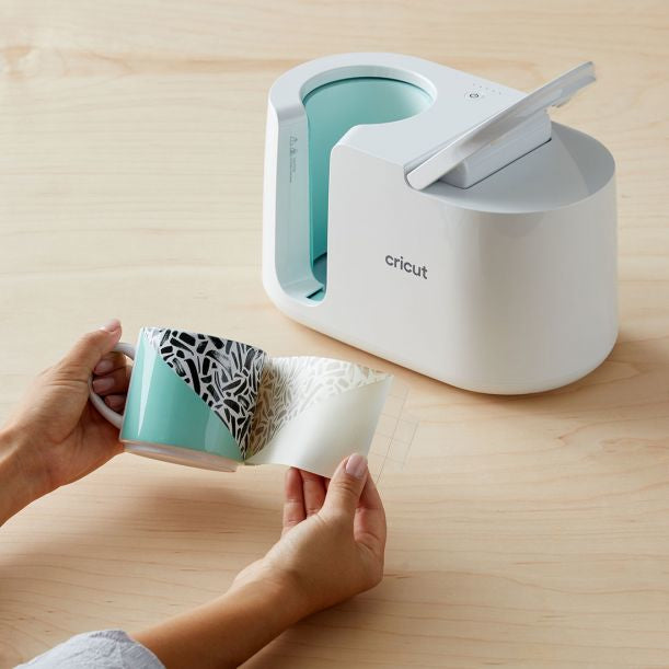 Cricut Tasse – 4er Set, 300 ml, Porzellan, Weiss, spülmaschinenfest, mikrowellengeeignet, für Sublimation