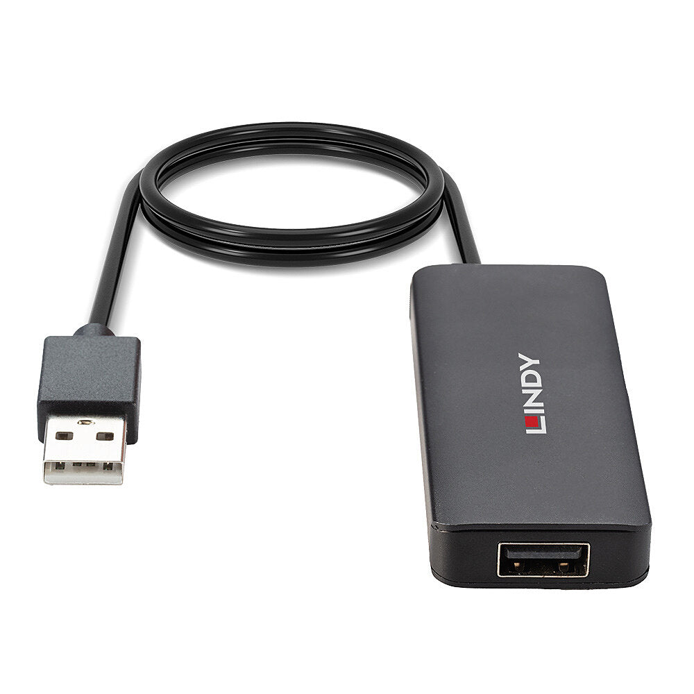 Lindy 42986 USB-Hub – USB 2.0, 4× USB-A