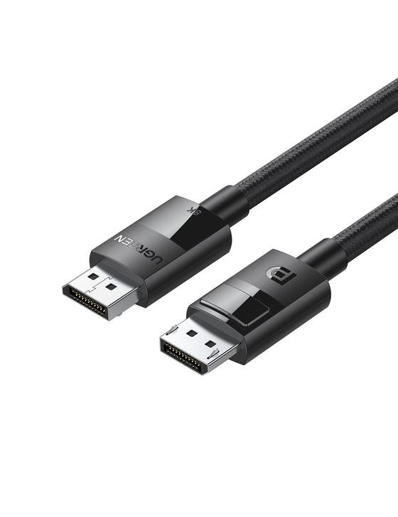 Ugreen DisplayPort Kabel DP 1.4 8K 60 Hz – 3 m – Geflochten, Verriegelbar