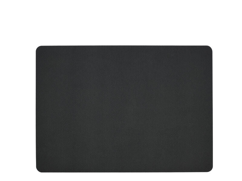 BITZ Tischset – PVC, Schwarz, 46 × 33 cm – 4er-Set