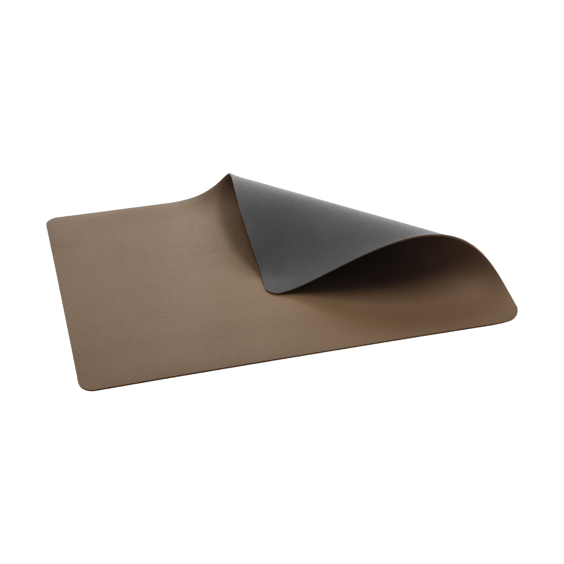 BITZ Tischset – PVC, dunkelbraun, 46 × 33 cm – 4er-Set