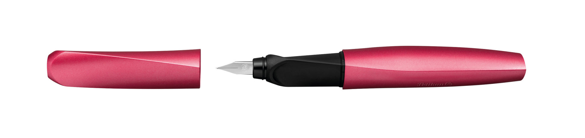 Pelikan Twist – Federspitze M – für Rechts- & Linkshänder – Rot, Blau – Patronen