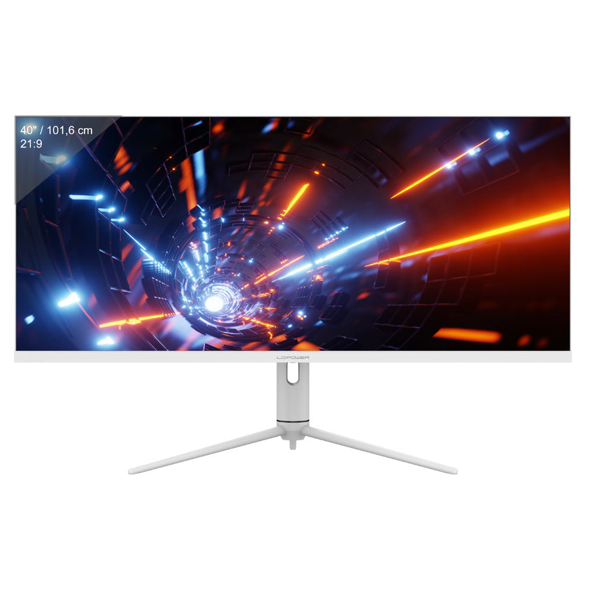 LC-Power LC-M40-UWQHD-144 – Monitor, 40", 3440 × 1440 (UWQHD), IPS, 144 Hz, 400 cd/m², Weiss