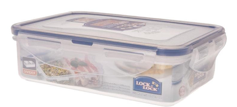 Lock & Lock Vorratsdose 550 ml, 18,1 × 12,8 × 5,2 cm, Polypropylen (PP), Transparent