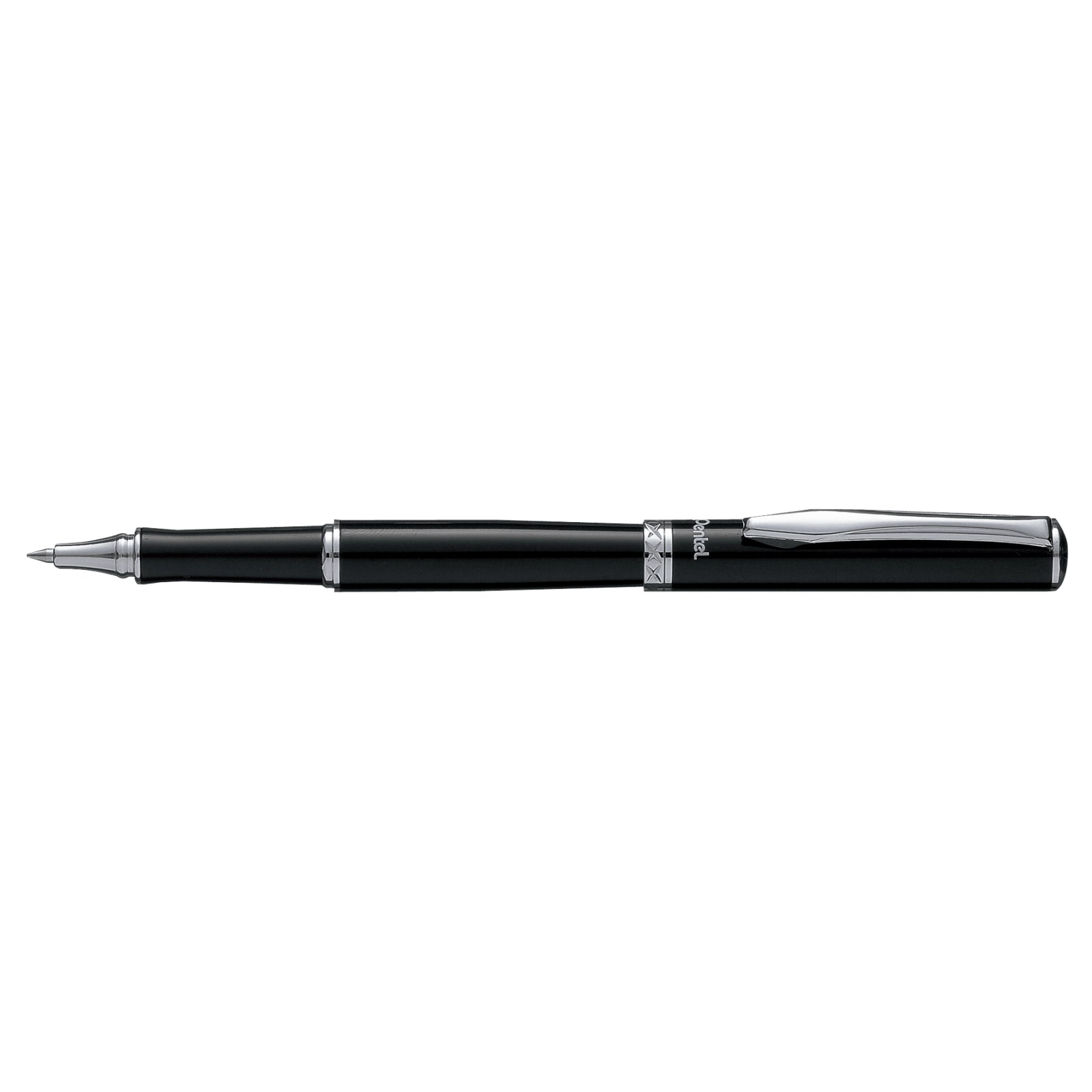 Pentel EnerGel Sterling Gelschreiber – schwarz, 0,7 mm, schnelltrocknend, Kappe, nachfüllbar