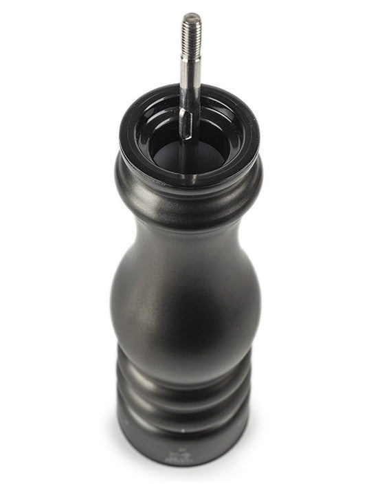 Peugeot Pfeffermühle Paris Chef – Manueller Betrieb, Stahlmahlwerk – Edelstahl – Schwarz – 22 cm