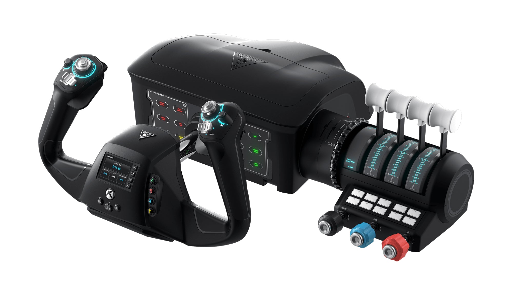 Turtle Beach VelocityOne Flight – Joystick – USB (kabelgebunden), Schwarz, für Xbox & PC