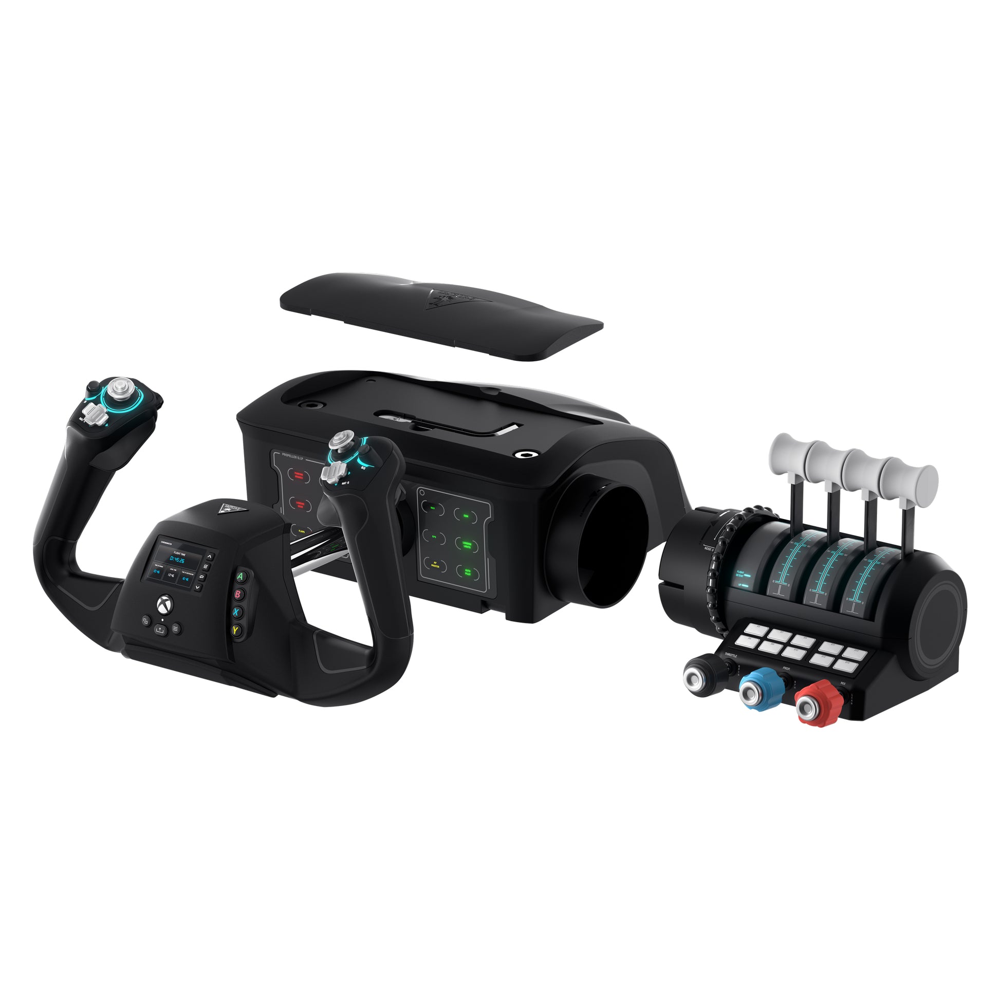Turtle Beach VelocityOne Flight – Joystick – USB (kabelgebunden), Schwarz, für Xbox & PC