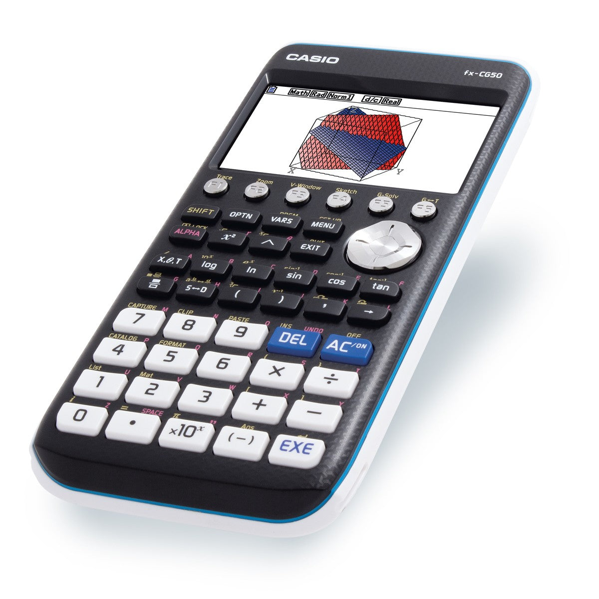 Casio Taschenrechner FX-CG50 – 15-stellig, LCD, Batterie, Schwarz, 89×189×19 mm