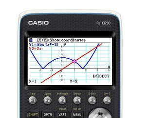 Casio Taschenrechner FX-CG50 – 15-stellig, LCD, Batterie, Schwarz, 89×189×19 mm