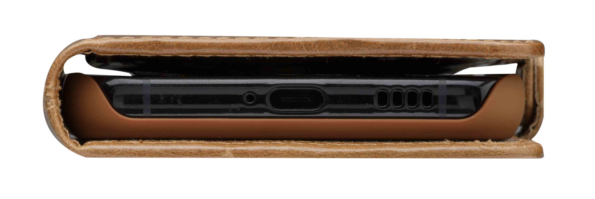 dbramante1928 Lynge Folio – für Samsung Galaxy S22+, Beige, kratzresistent