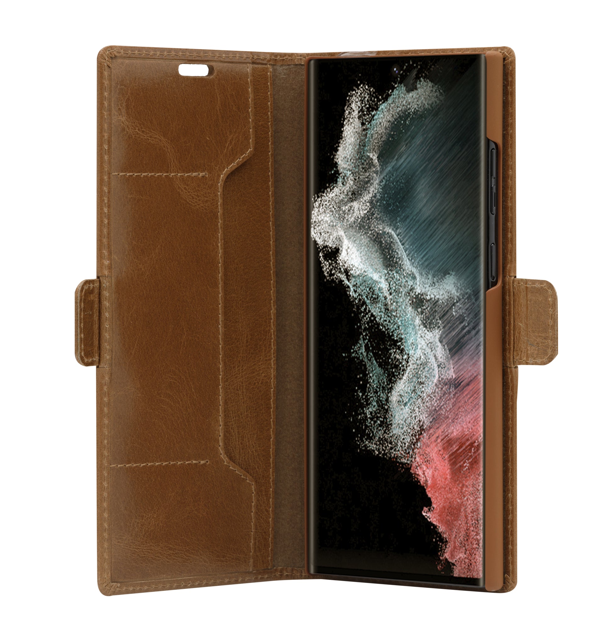 dbramante1928 Copenhagen Slim Folio – für Samsung Galaxy S22 Ultra, Beige