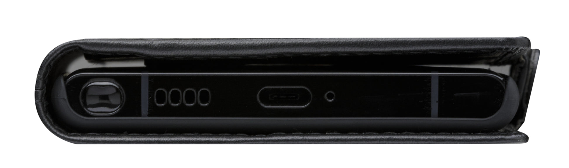 dbramante1928 Copenhagen Slim Folio – für Samsung Galaxy S22 Ultra, mit Ständer, schwarz, kratzresistent