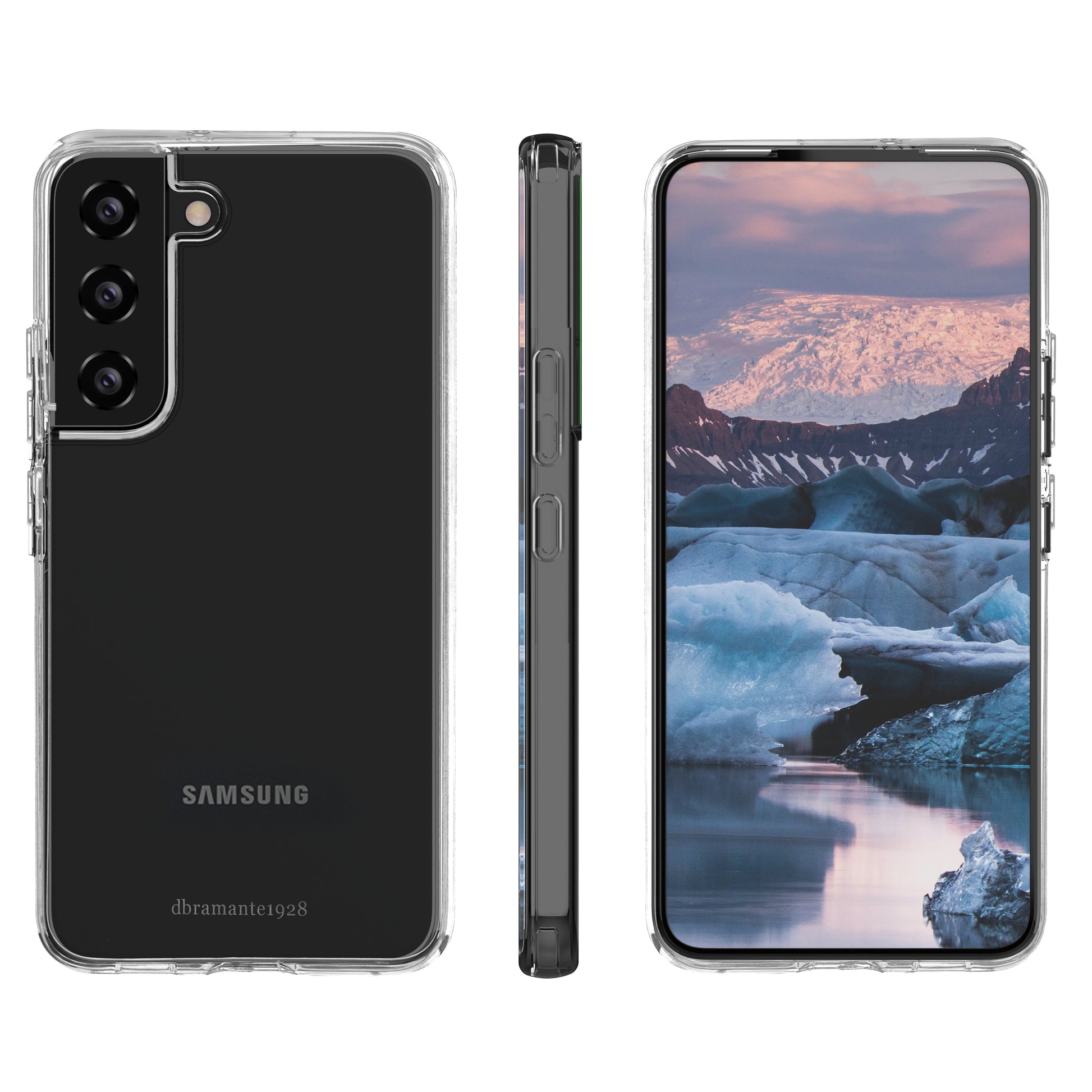 dbramante1928 Greenland Backcover – für Samsung Galaxy S22 5G, Recycling-Kunststoff, transparent, kratzresistent