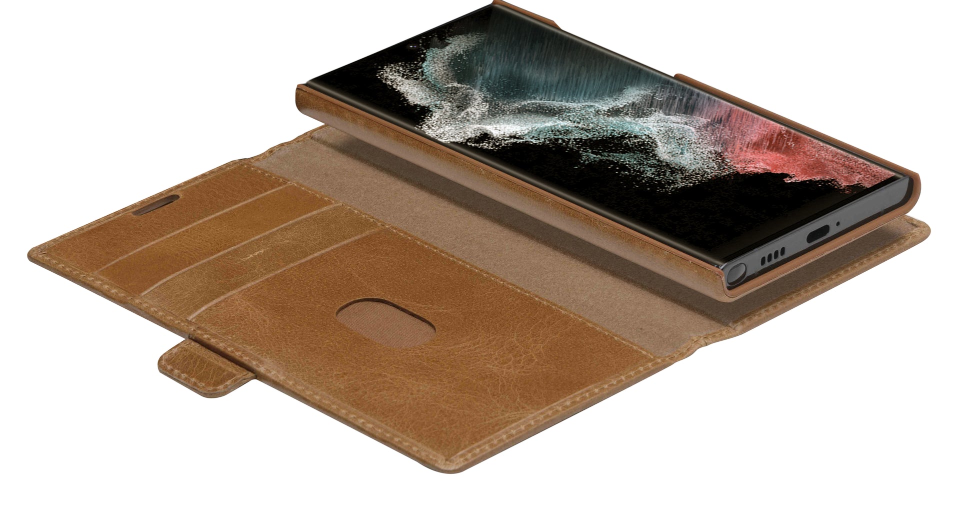 dbramante1928 Lynge – Folio – für Samsung Galaxy S22 Ultra, mit Ständer, Beige
