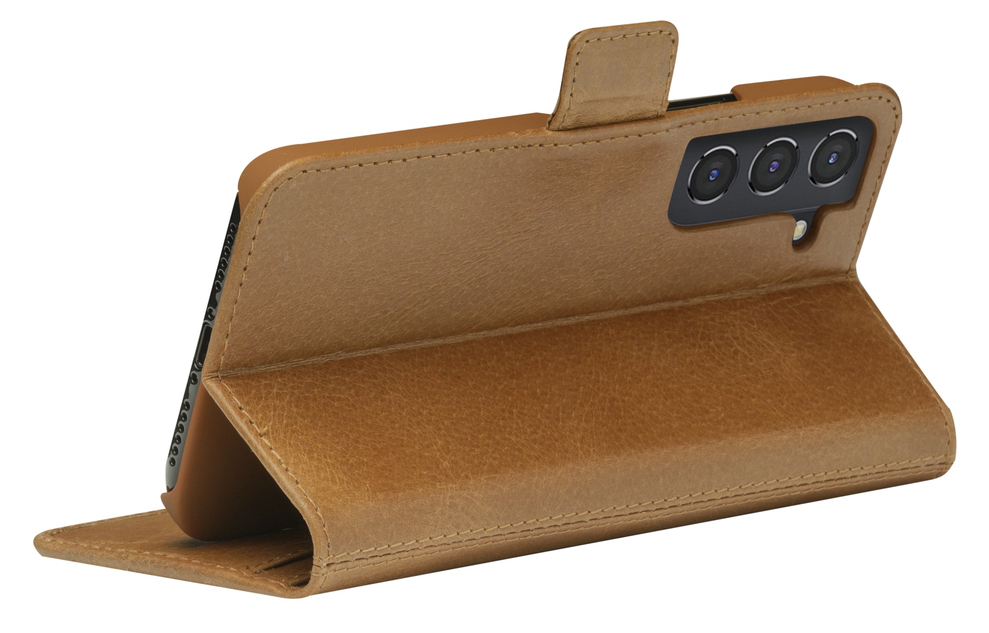dbramante1928 Copenhagen Slim – Folio – für Samsung Galaxy S22, mit Ständer, beige, kratzresistent