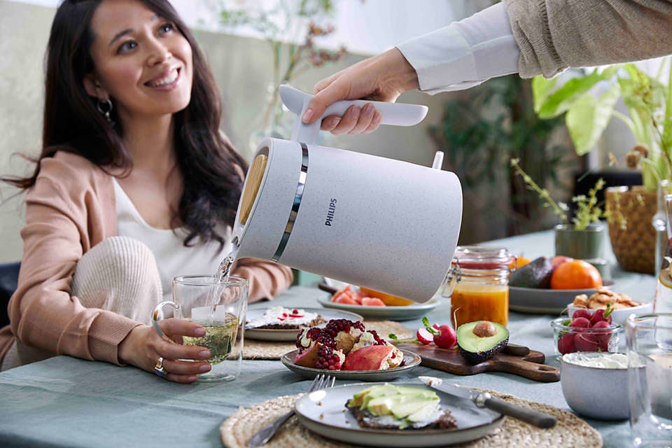 Philips HD9365/11 – Wasserkocher 1,7 l, 2200 W, Kunststoff, Beige