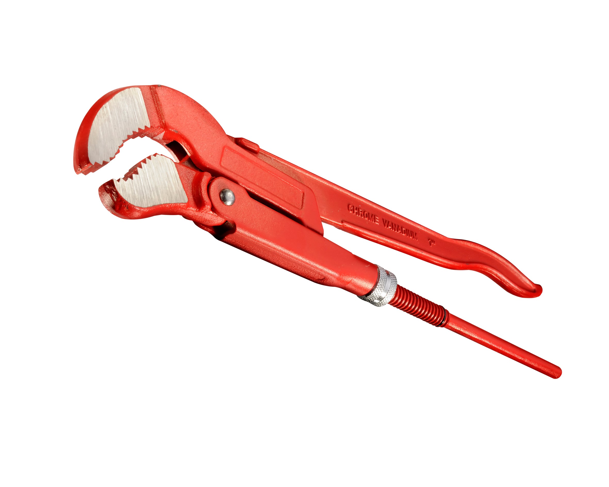 CFH Zange (Einzeln), Rohrzange, Klemmbacke 70 mm, 530 mm, 45° S-förmig, 51706