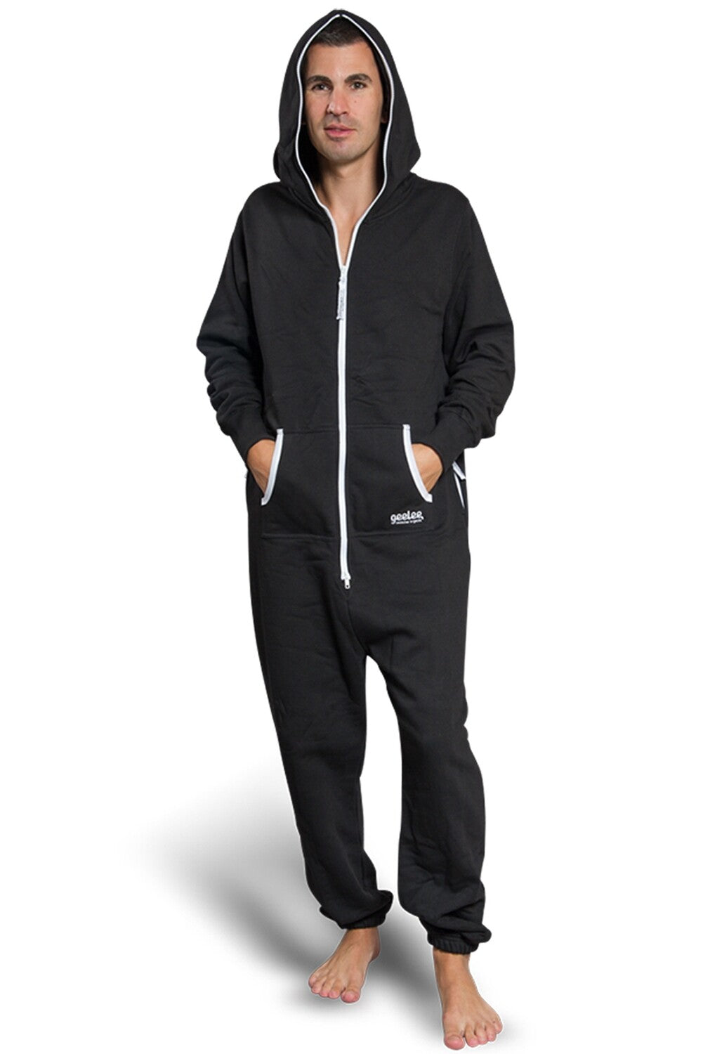 Switcher Unisex-Jumpsuit – Schwarz, Grösse M