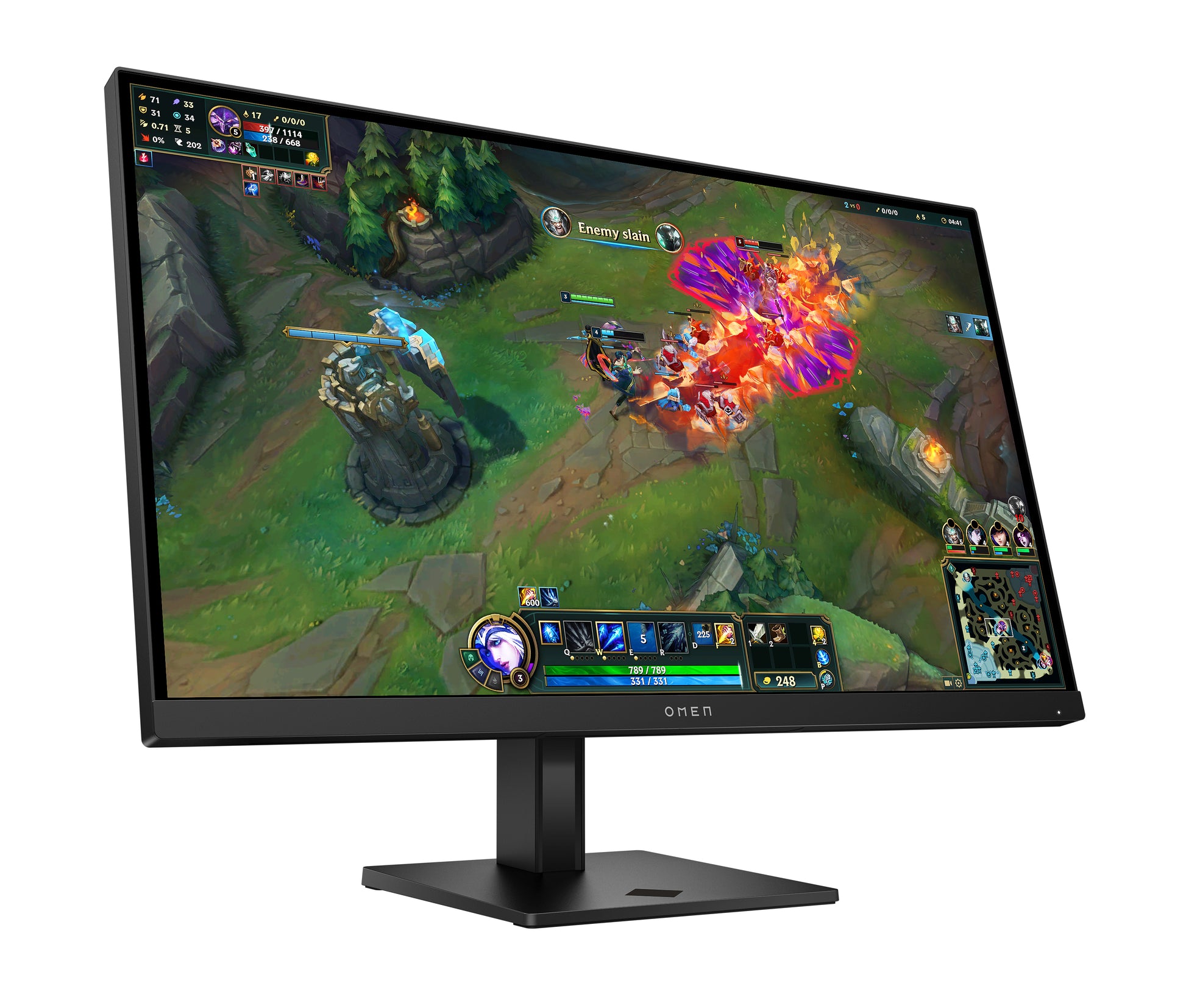 HP OMEN 27 – Monitor, 27" 2560 × 1440 (WQHD), LCD, 180 Hz, Schwarz