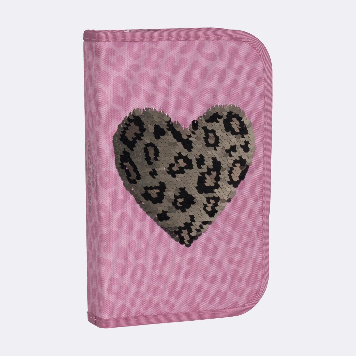 Beckmann Klassisches Schüleretui 2 Klappen, gefüllt – Furry – Kunststoff – 20,5 × 13,3 × 3,8 cm