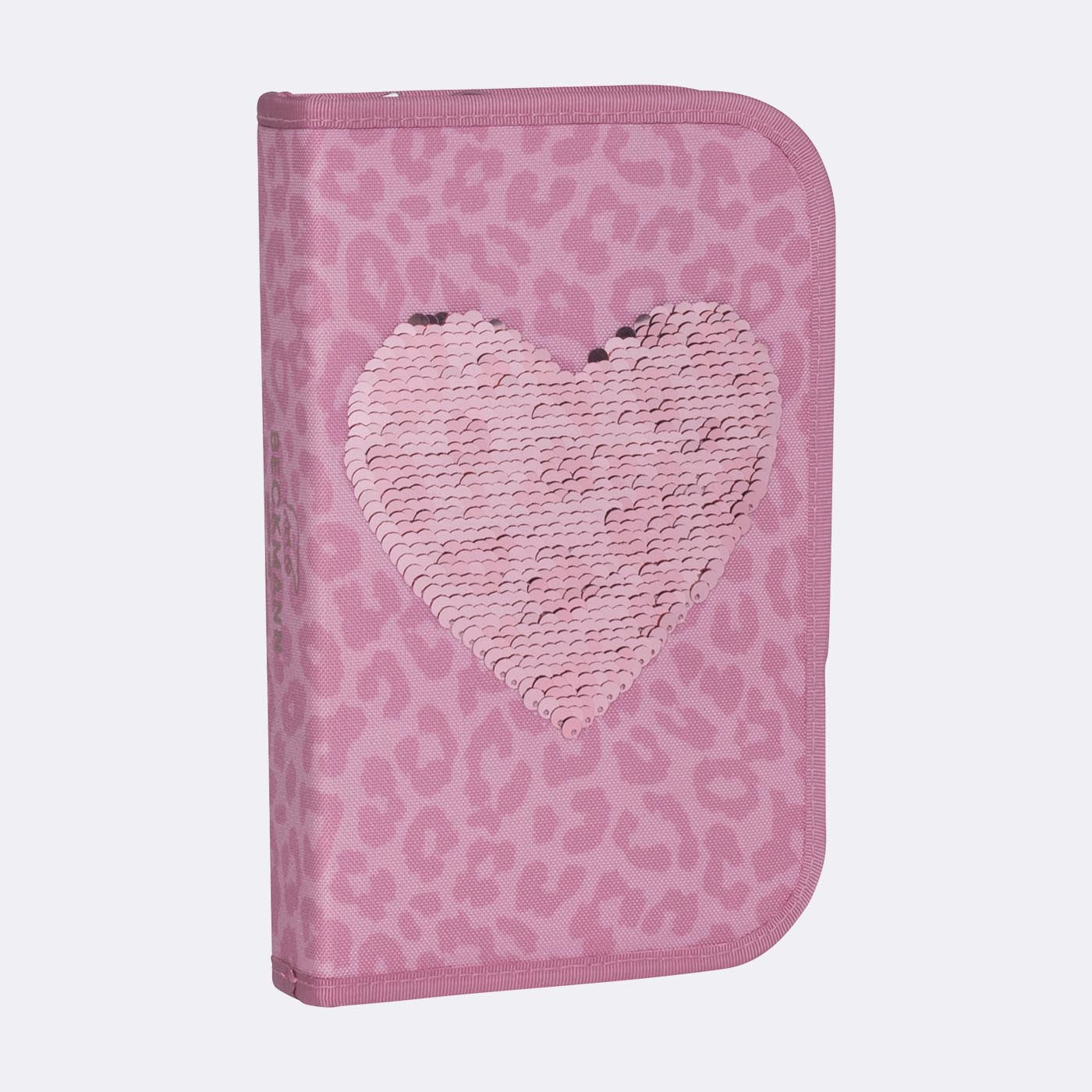 Beckmann Klassisches Schüleretui 2 Klappen, gefüllt – Furry – Kunststoff – 20,5 × 13,3 × 3,8 cm