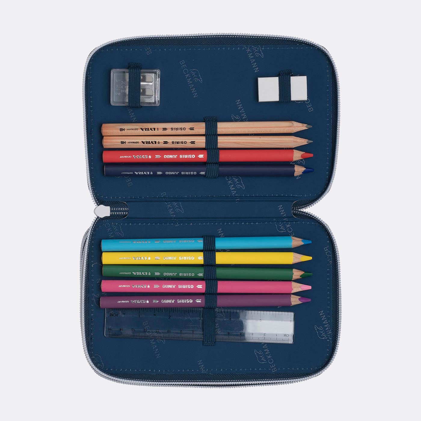 Beckmann Classic Etui Triple, gefüllt – Space Mission – Kunststoff – 13,0 × 20,5 × 7,0 cm