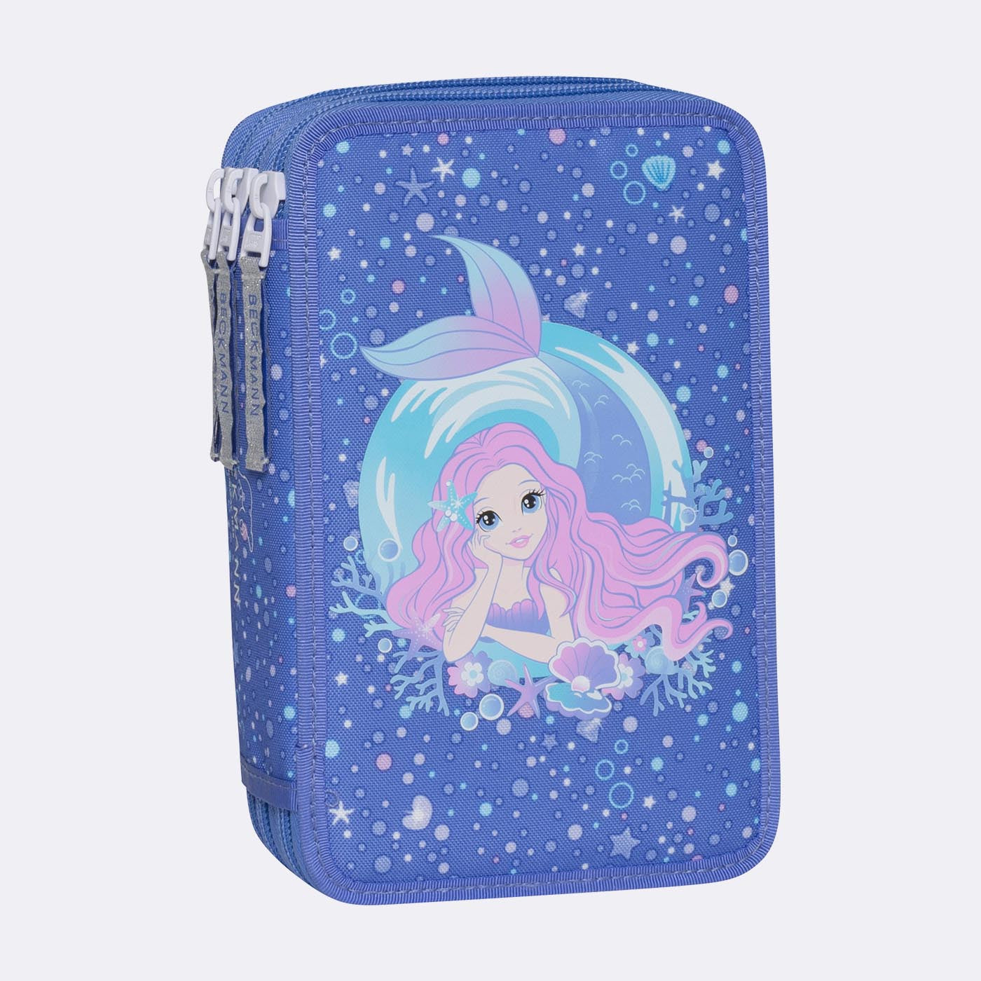 Beckmann Classic 1st Etui Triple, gefüllt, 27-teilig – Aquagirl – Kunststoff – 13 × 20,5 × 7 cm