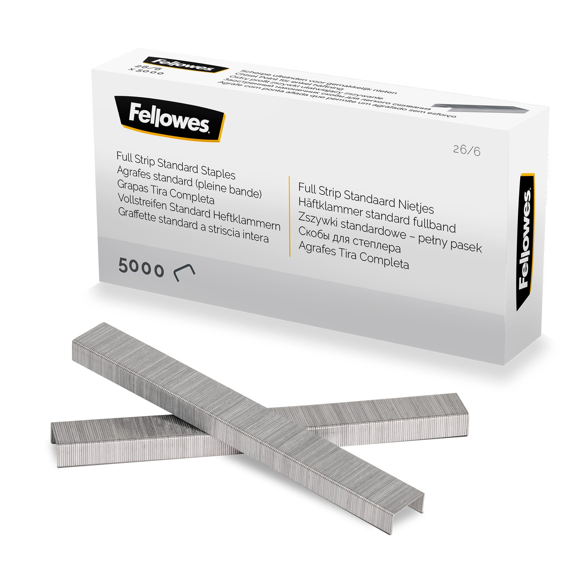 Fellowes Heftklammern – 26/6, 5'000 Stück
