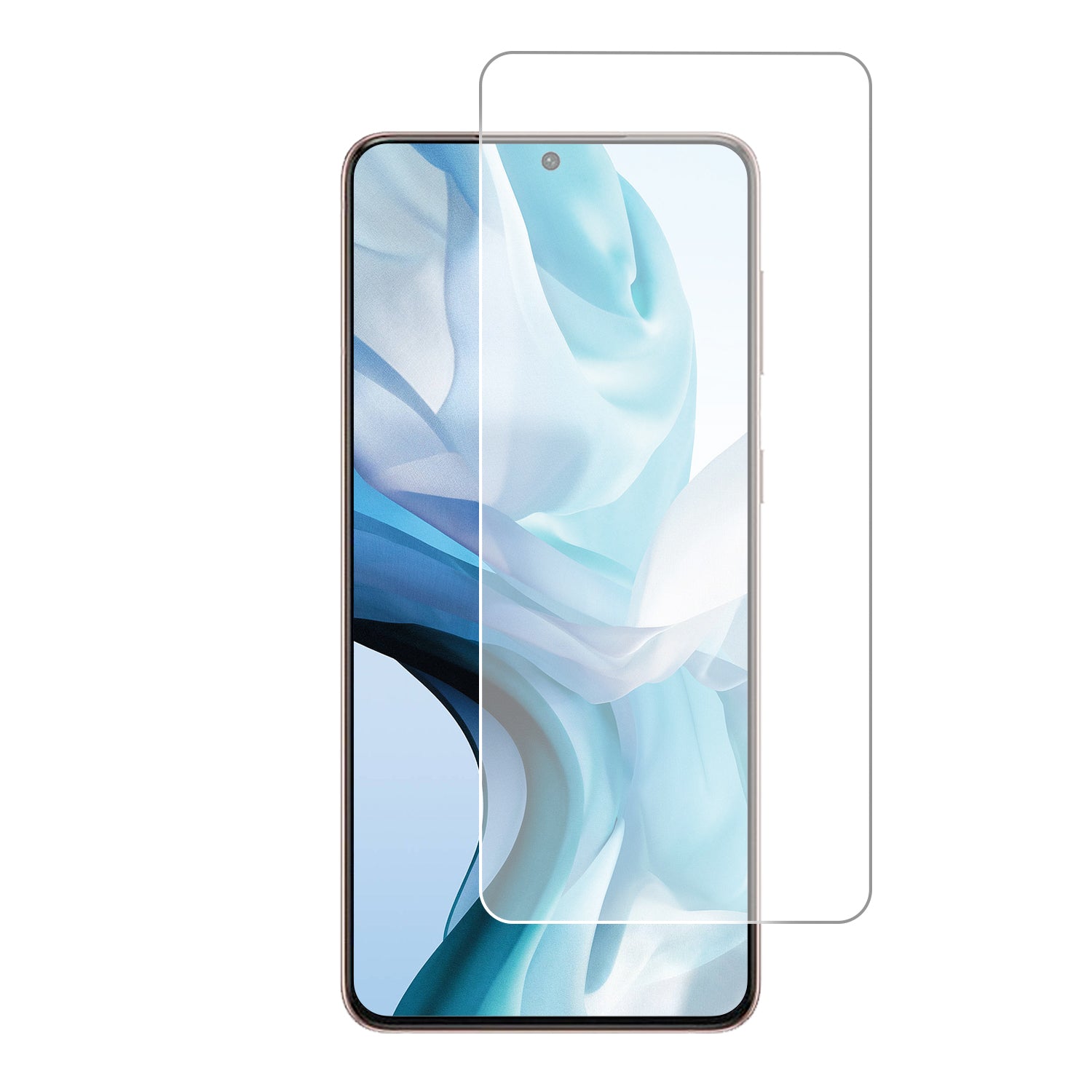 4smarts Displayschutz (Panzerglas), Full Cover – für Galaxy S22+ – mit Applikator