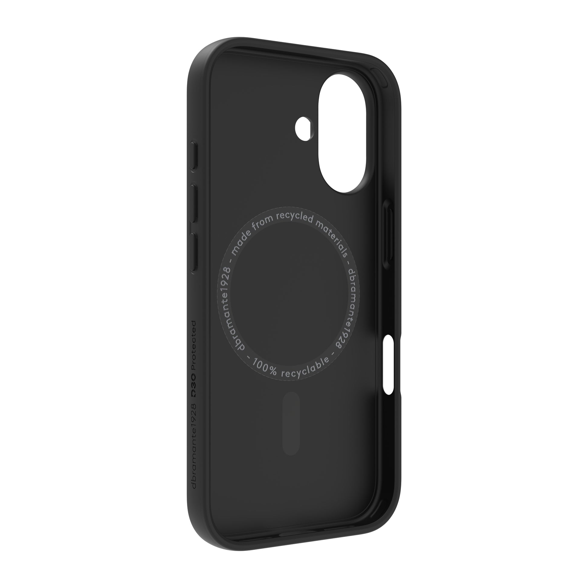dbramante1928 Iceland Ultra D3O MS Backcover – für Apple iPhone 17, Kunststoff, Schwarz, bis 4 m sturzsicher