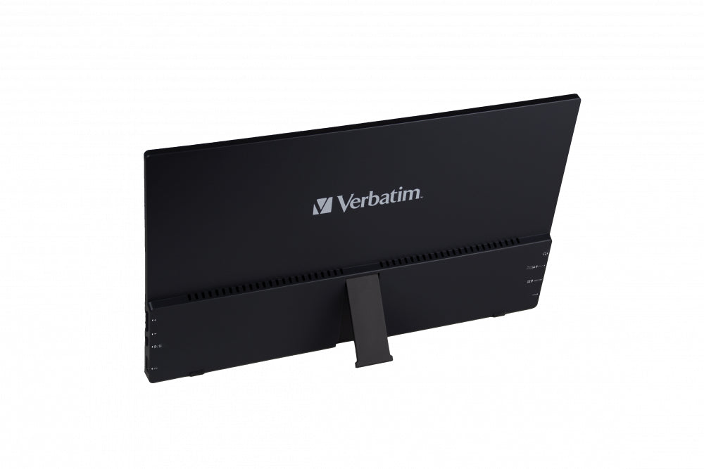 Verbatim Portabler Monitor, 14", 1920 × 1080 (Full HD), IPS, 60 Hz, 220 cd/m², Lautsprecher, Schwarz