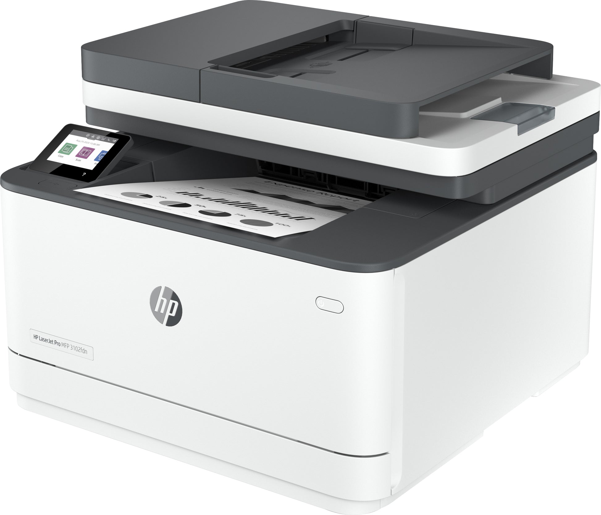 HP Laserjet Pro 3102Fdn – S/W Laser-MFP, 4-in-1 – LAN – Duplex, ADF