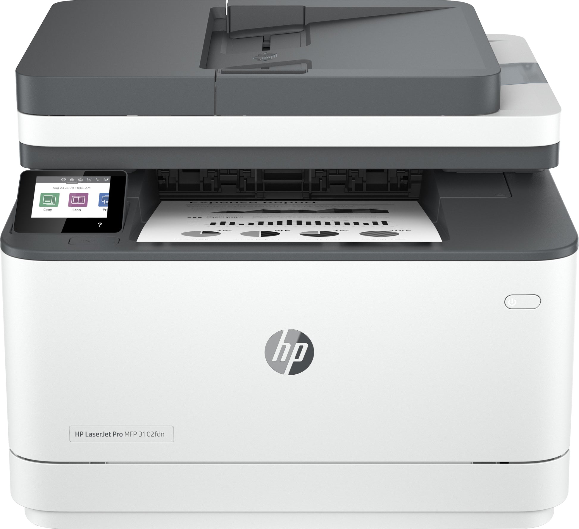 HP Laserjet Pro 3102Fdn – S/W Laser-MFP, 4-in-1 – LAN – Duplex, ADF