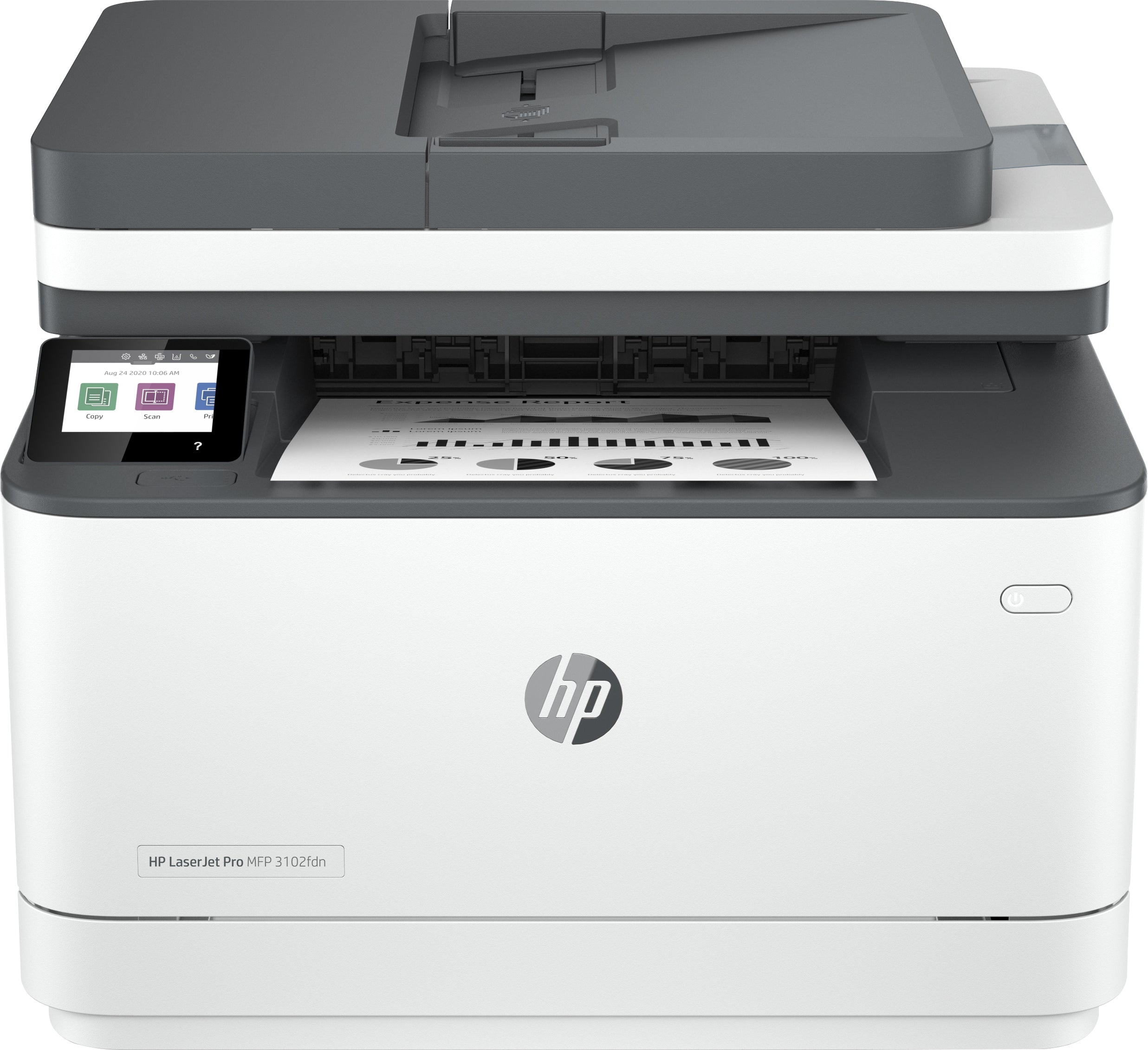 HP Laserjet Pro 3102Fdn – S/W Laser-MFP, 4-in-1 – LAN – Duplex, ADF