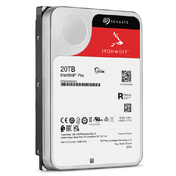 Seagate IronWolf Pro ST20000NT001 – 20 TB, NAS RAID bereit