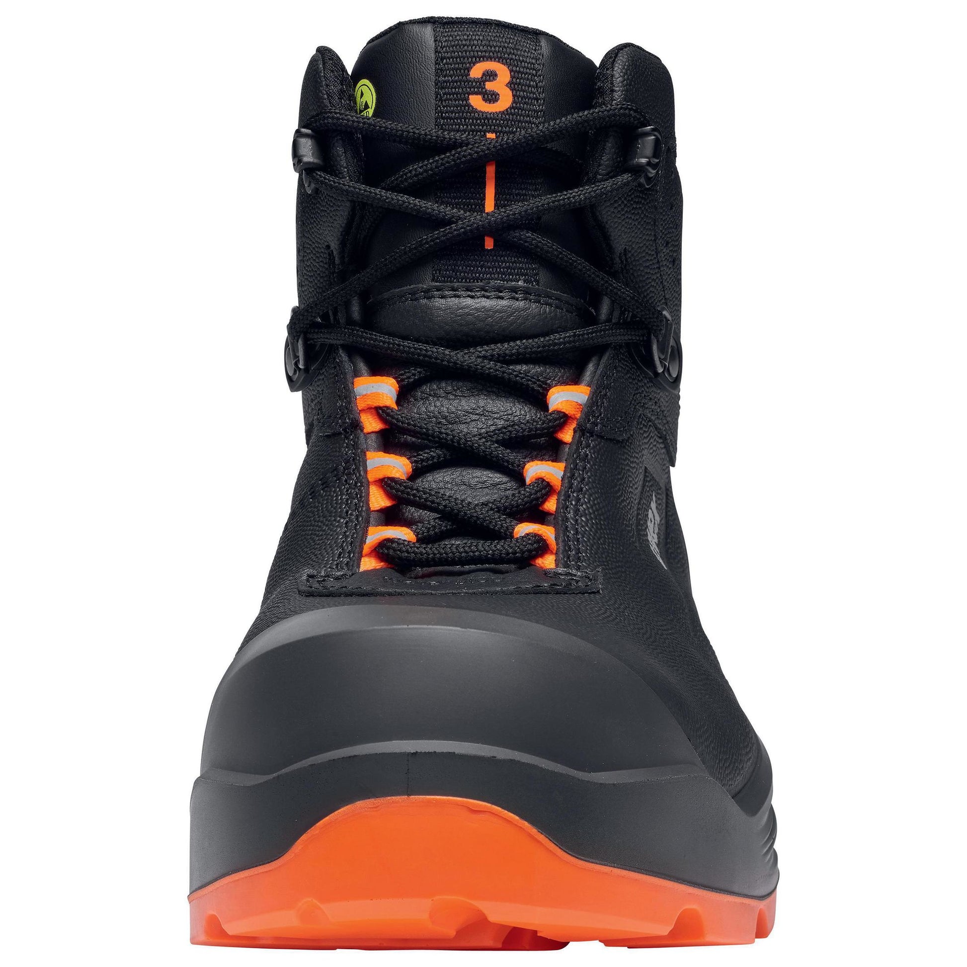 Uvex 3 Sicherheitsstiefel S3 SRC – schwarz/orange – Grösse 40, Weite 11