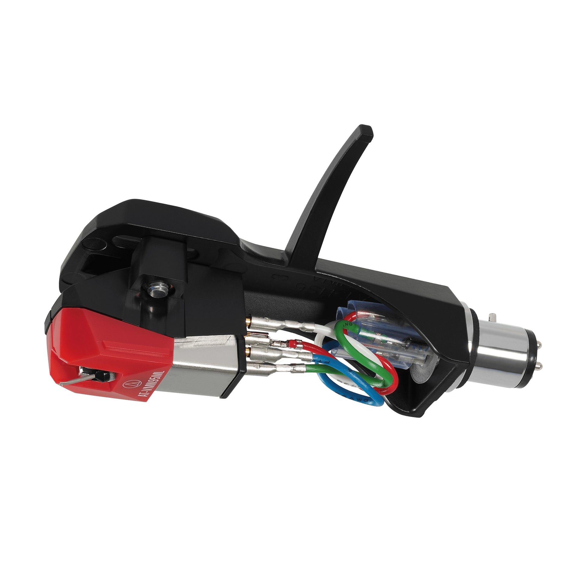 Audio-Technica AT-VM95ML/H – Tonabnehmerkopf, inkl. AT-HS6 Headshell, Silber