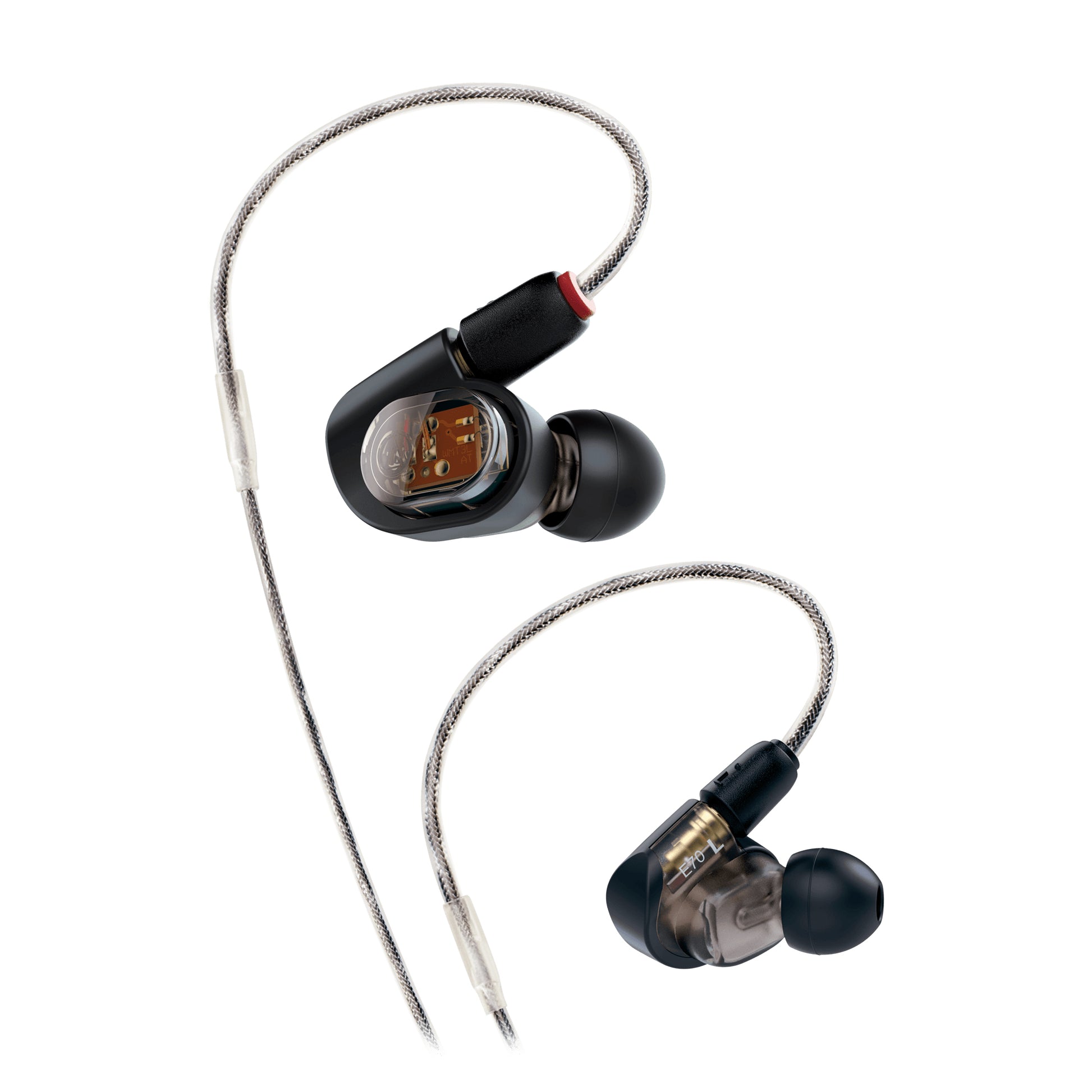 Audio-Technica ATH-E70 – In-Ear Kopfhörer – 3,5 mm, In-Ear Monitor – Schwarz