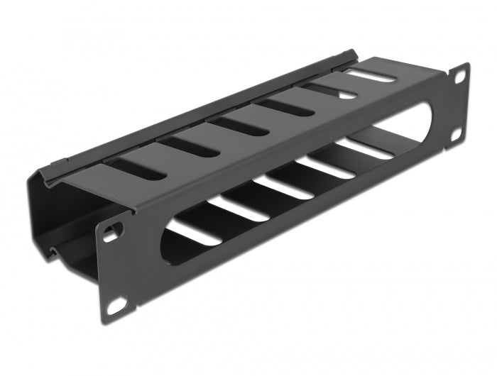 DeLOCK Rangierpanel 19" 1U, 254×70×44 mm, Metall – schwarz