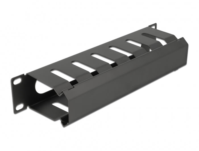 DeLOCK Rangierpanel 19" 1U, 254×70×44 mm, Metall – schwarz