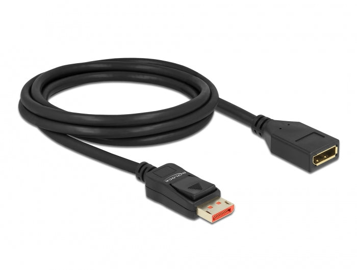 DeLOCK DisplayPort Verlängerung DP 1.4 8K 60 Hz – 2 m