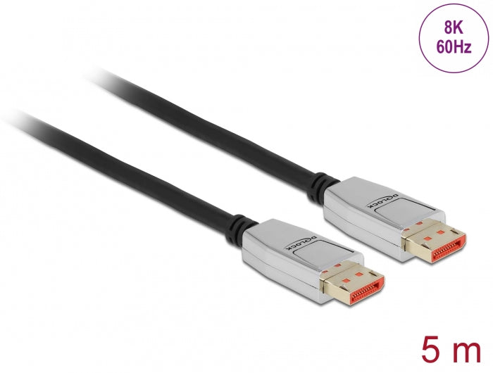 DeLOCK DisplayPort Kabel DP 1.4 – 8K 60 Hz – 5 m