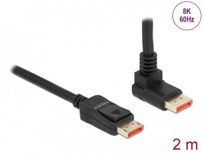 DeLOCK DisplayPort Kabel DP 1.4 8K 60 Hz – 2 m